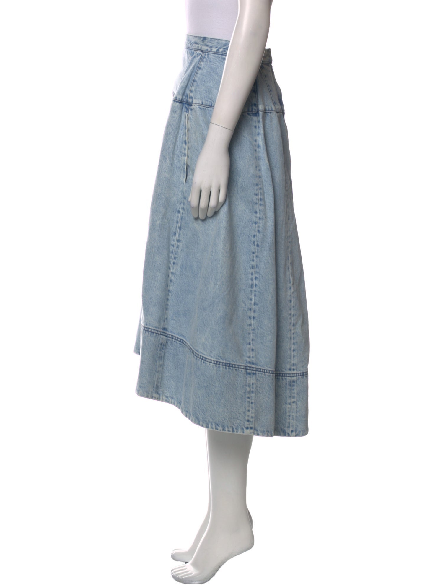 Tibi Midi Length Skirt