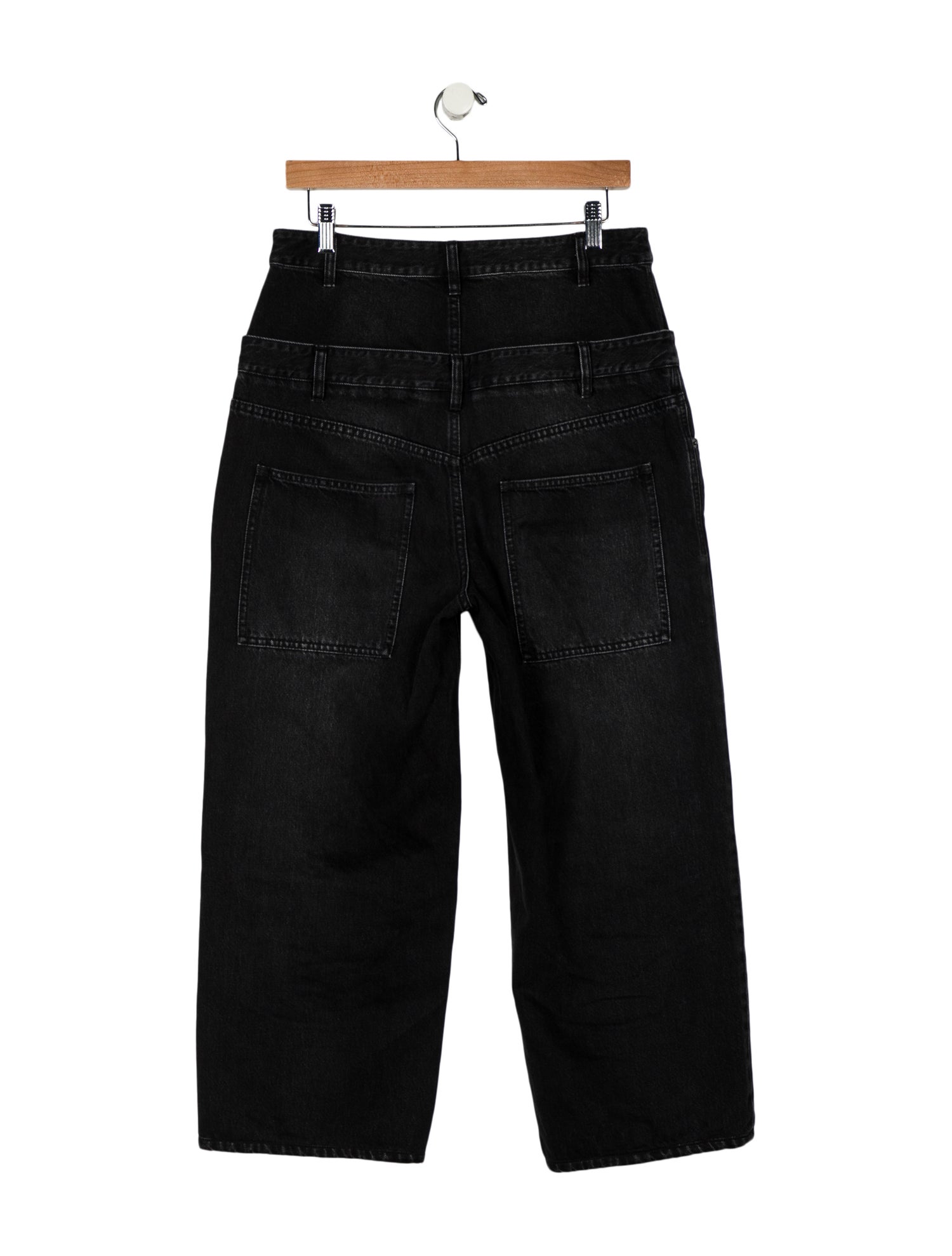 Tibi High-Rise Wide Leg Jeans