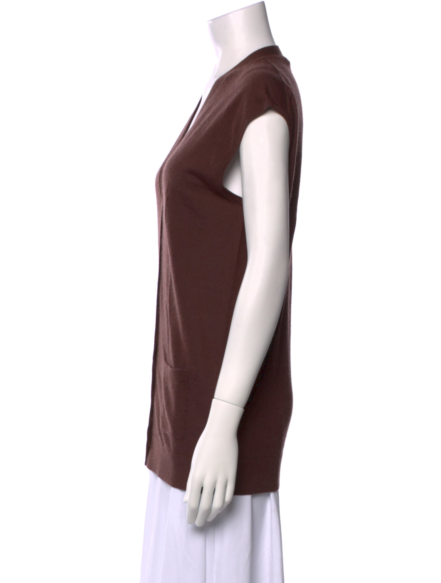 Tibi Wool V-Neck Sweater