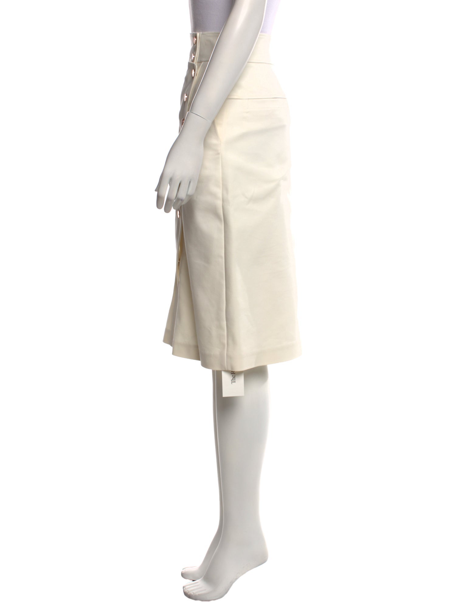 Tibi Studded Accents Knee-Length Skirt