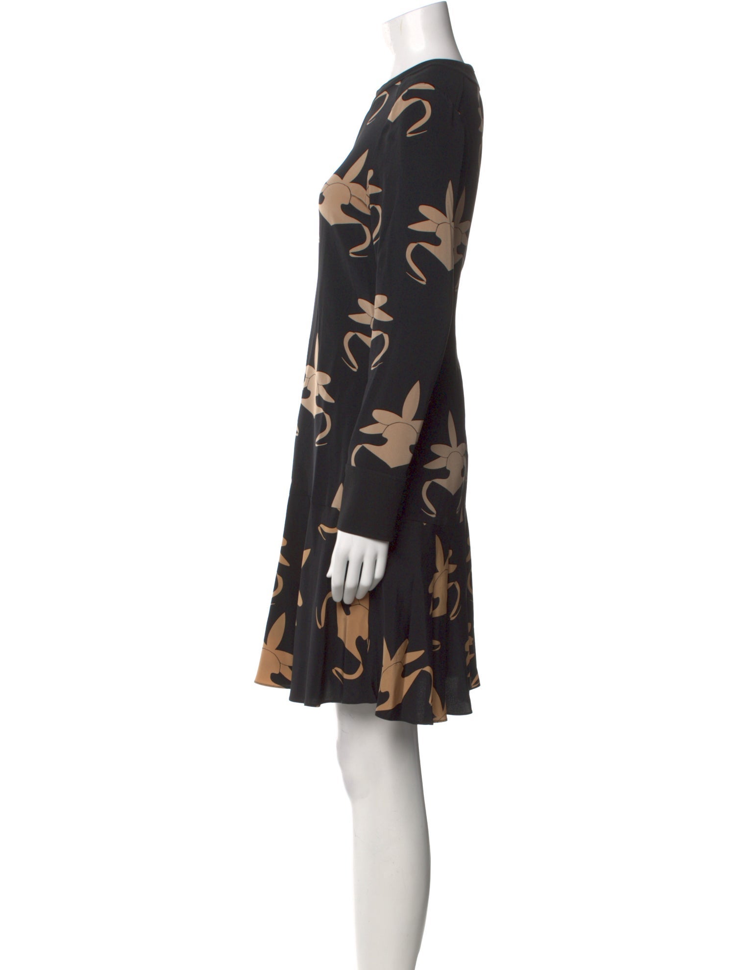 Tibi Silk Knee-Length Dress