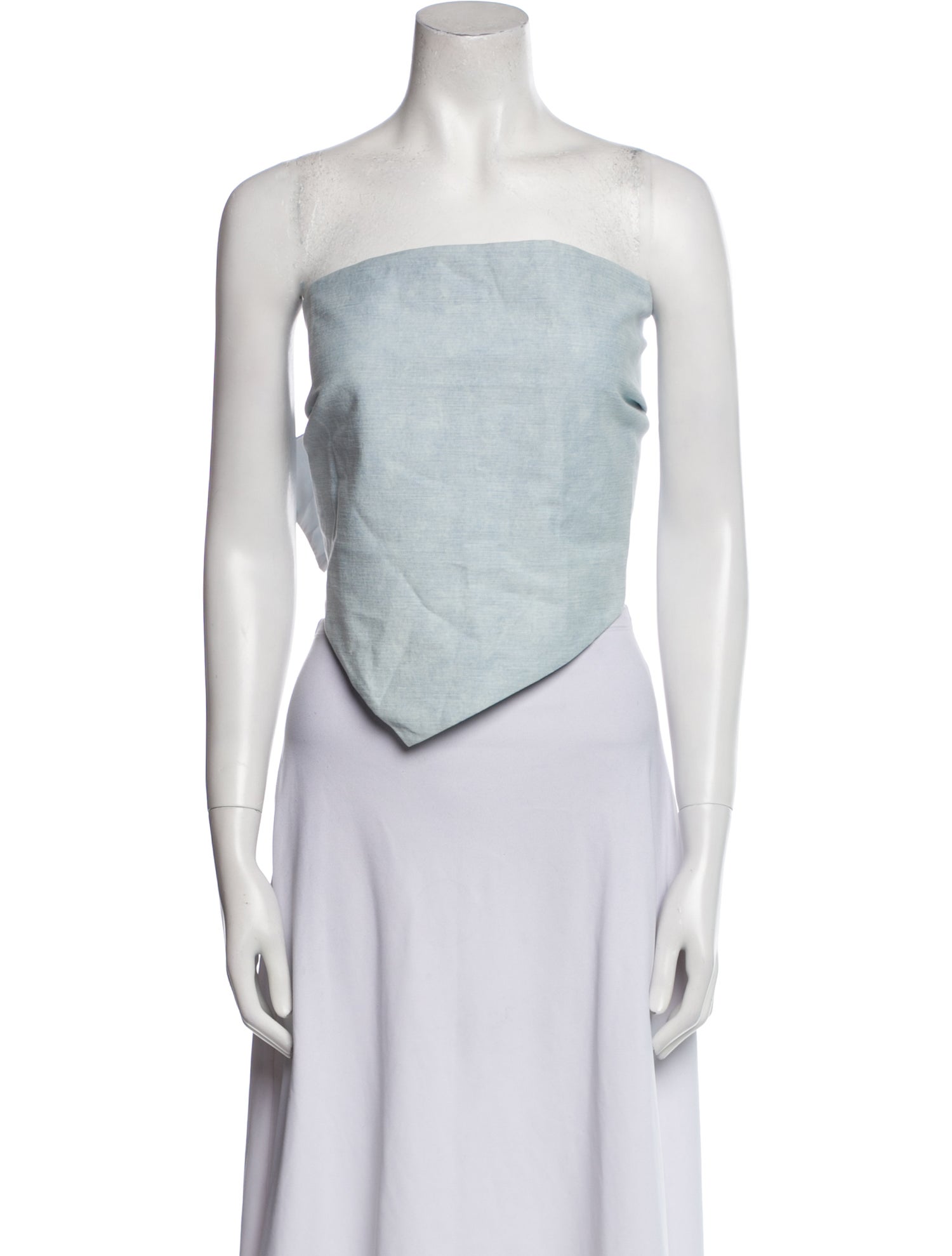 Tibi Strapless Crop Top w/ Tags