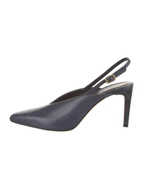 Tibi Leather Slingback Pumps