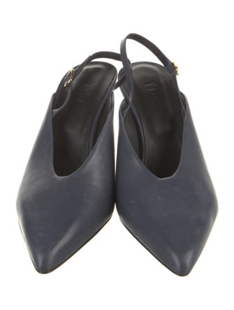 Tibi Leather Slingback Pumps