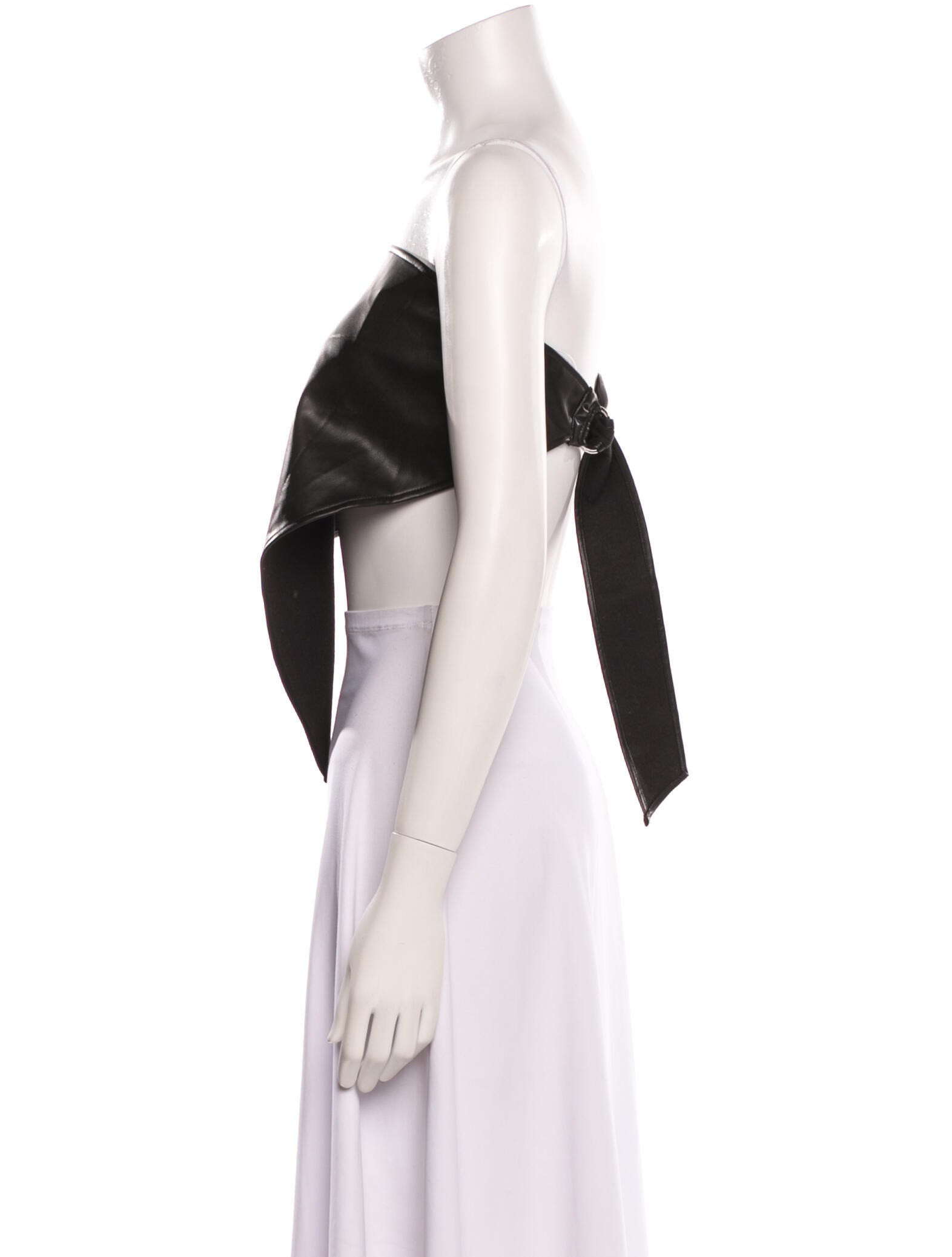 Tibi Strapless Crop Top