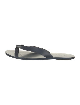 Tibi Leather Flip Flops