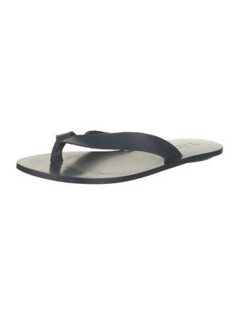 Tibi Leather Flip Flops