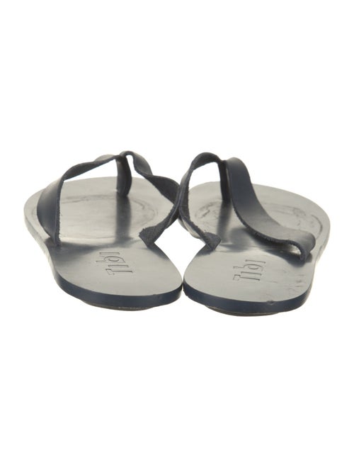Tibi Leather Flip Flops
