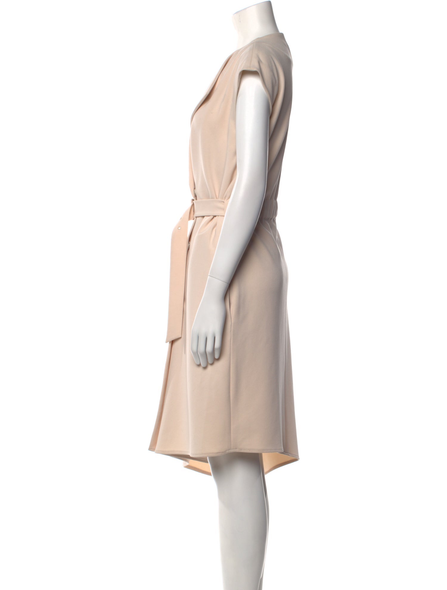 Tibi V-Neck Midi Length Dress