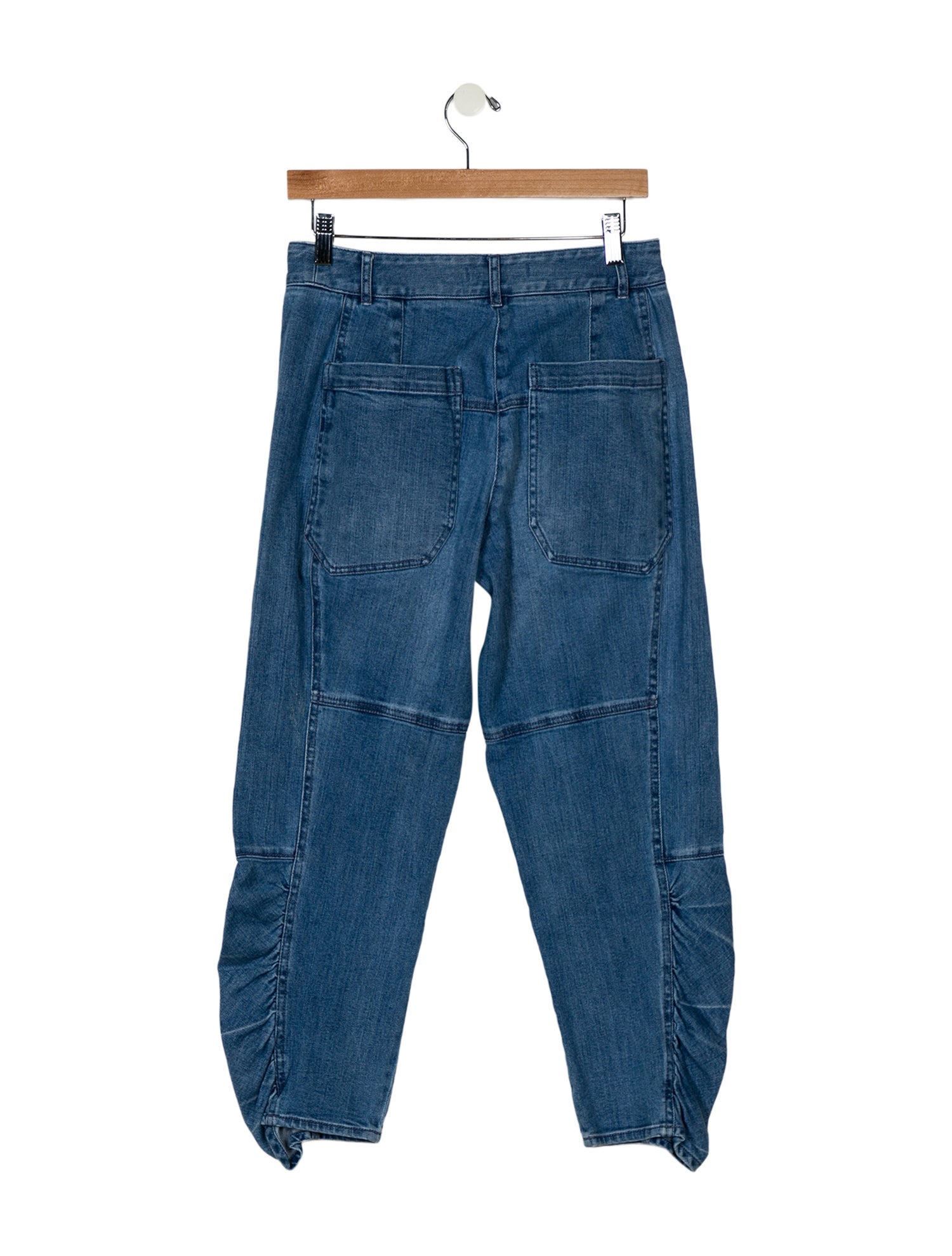 Tibi Mid-Rise Straight Leg Jeans