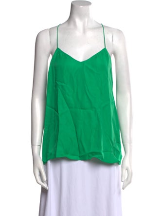 Tibi V-Neck Sleeveless Top