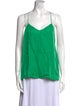 Tibi V-Neck Sleeveless Top