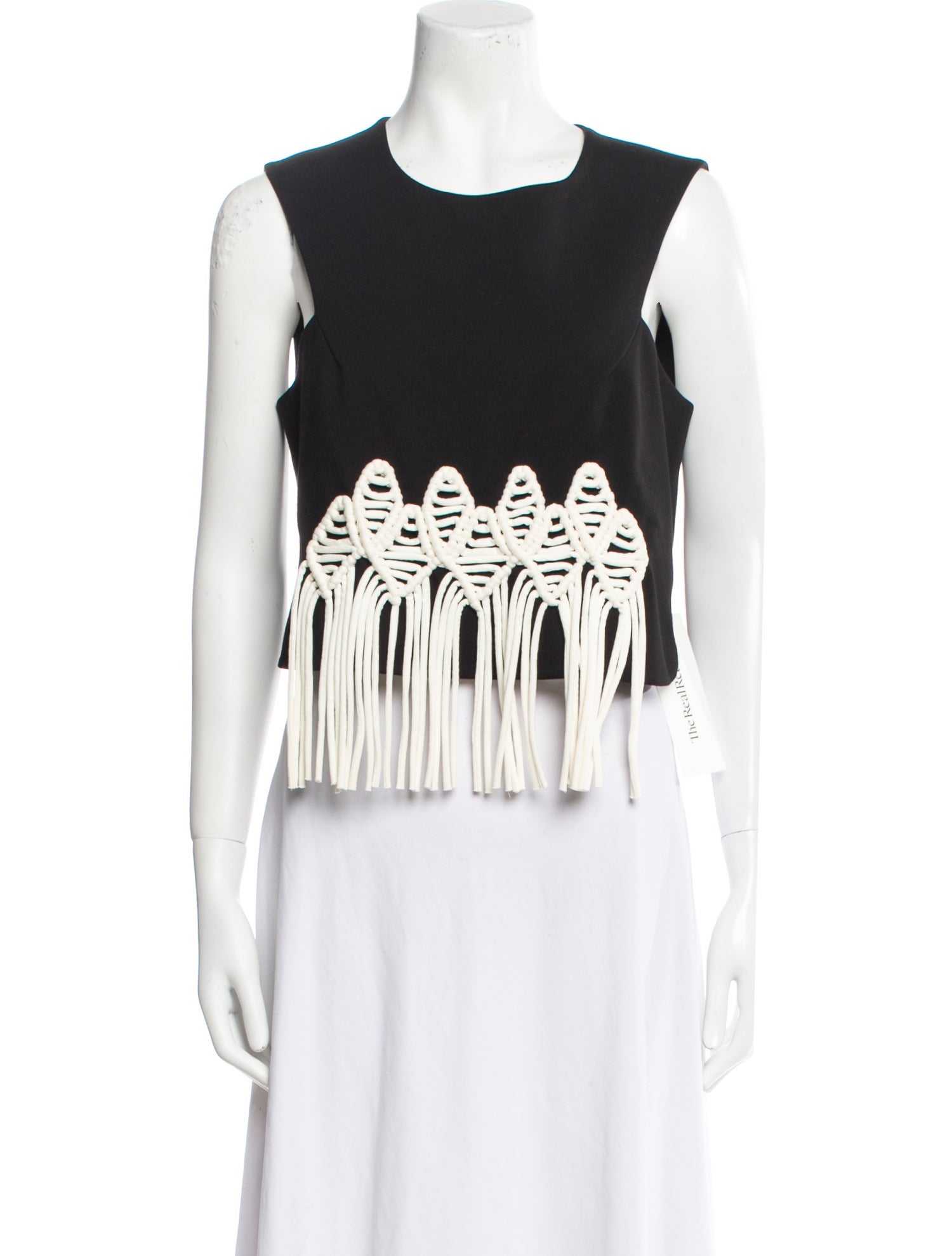 Tibi Colorblock Pattern Vest