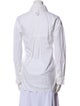 Tibi Long Sleeve Button-Up Top