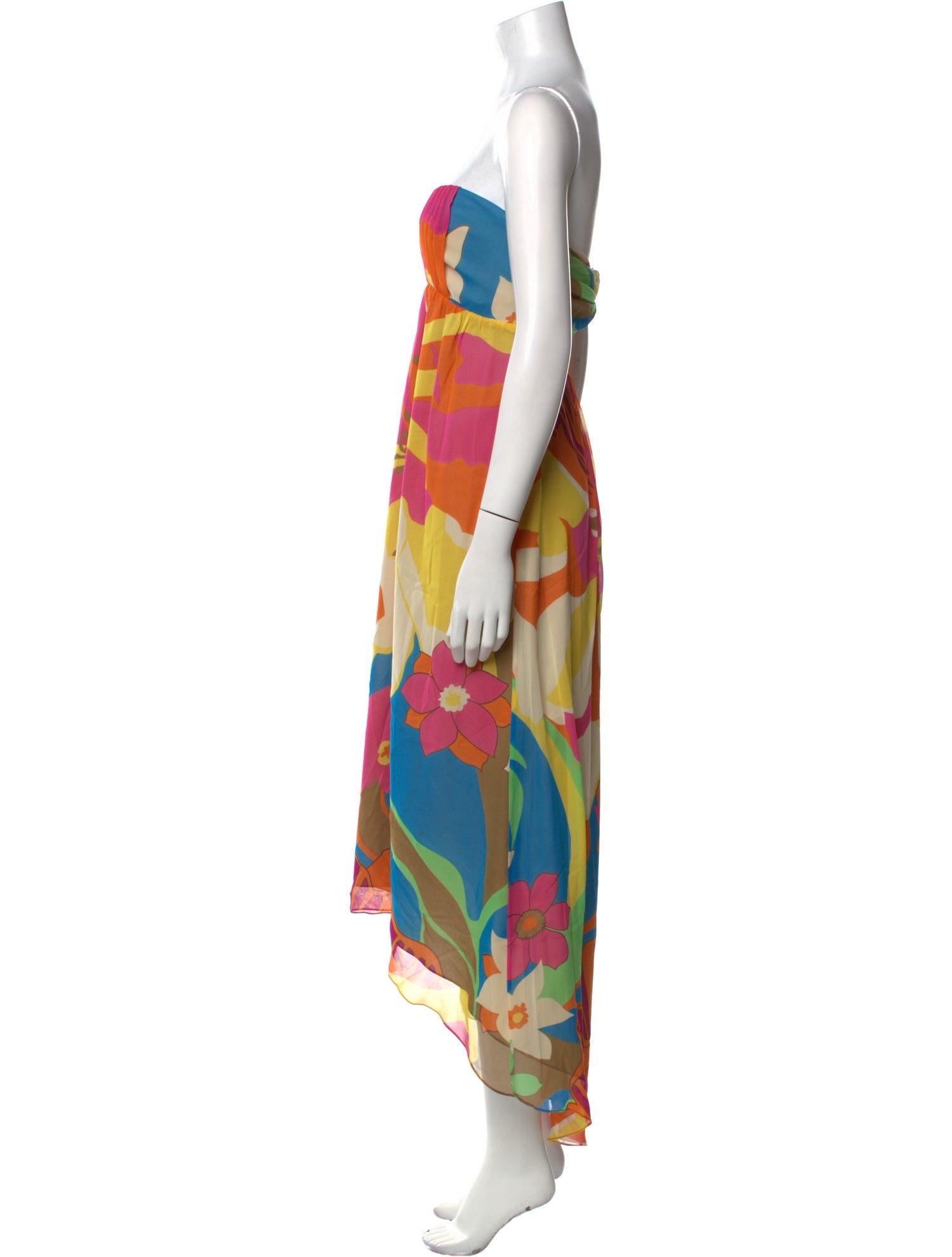 Tibi Silk Midi Length Dress
