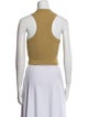 Tibi Scoop Neck Sleeveless Crop Top