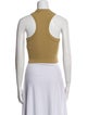 Tibi Mock Neck Sleeveless Crop Top