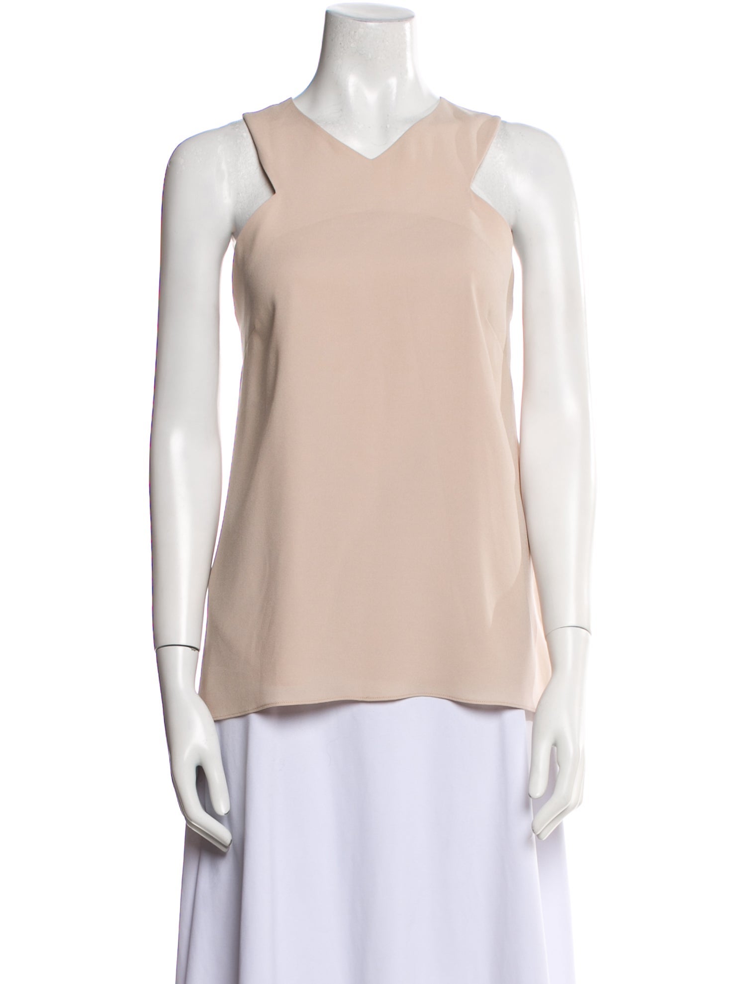 Tibi V-Neck Sleeveless Top