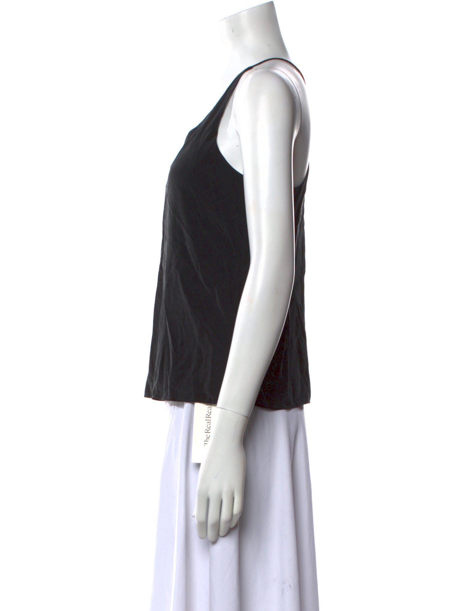 Tibi Silk V-Neck Top