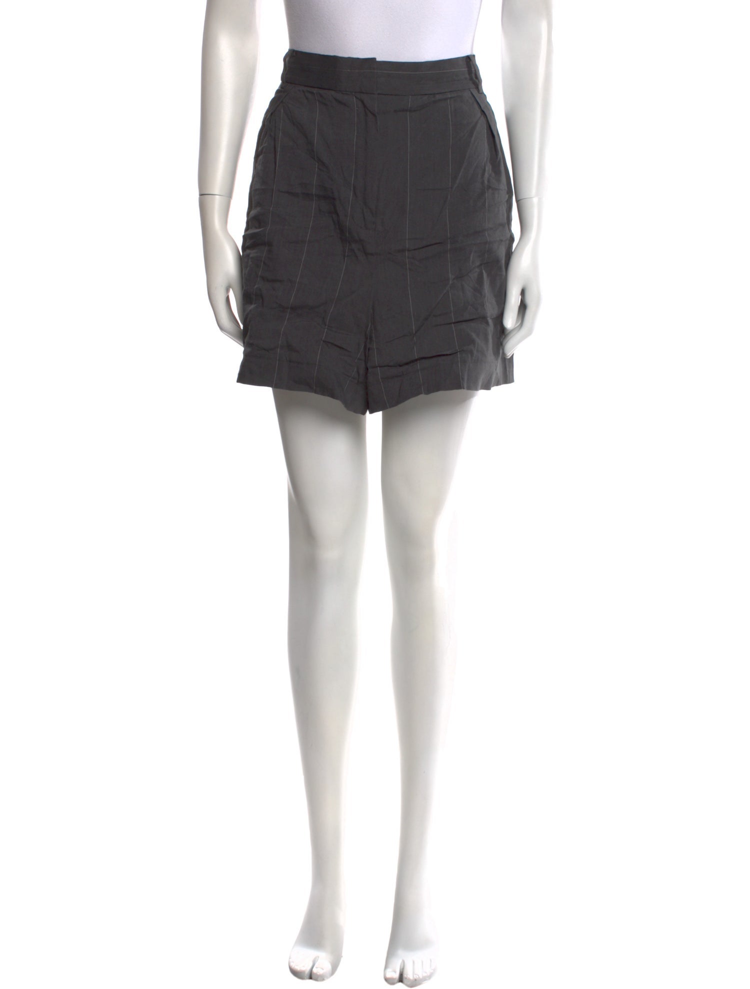 Tibi Linen Mini Shorts