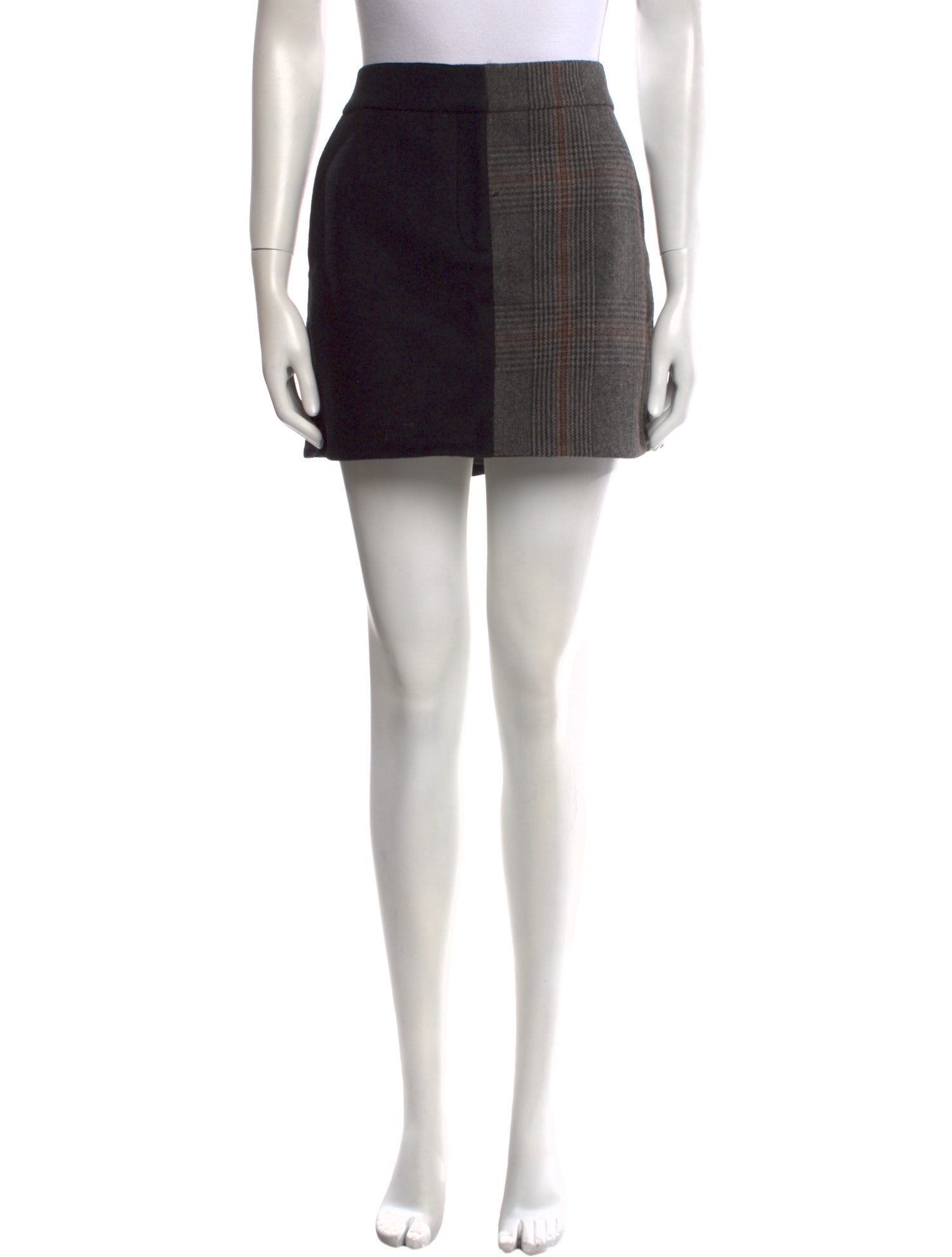 Tibi Wool Mini Skirt