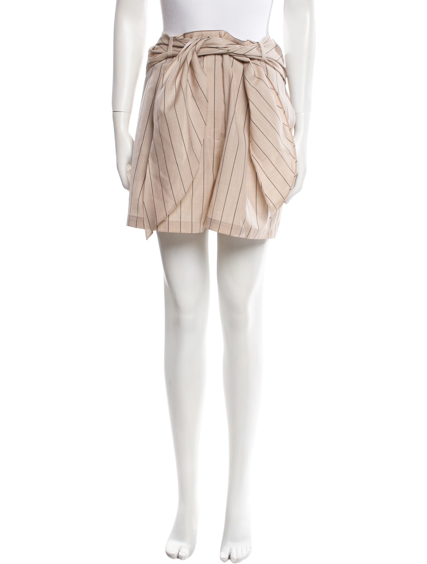 Tibi Wool Mini Shorts