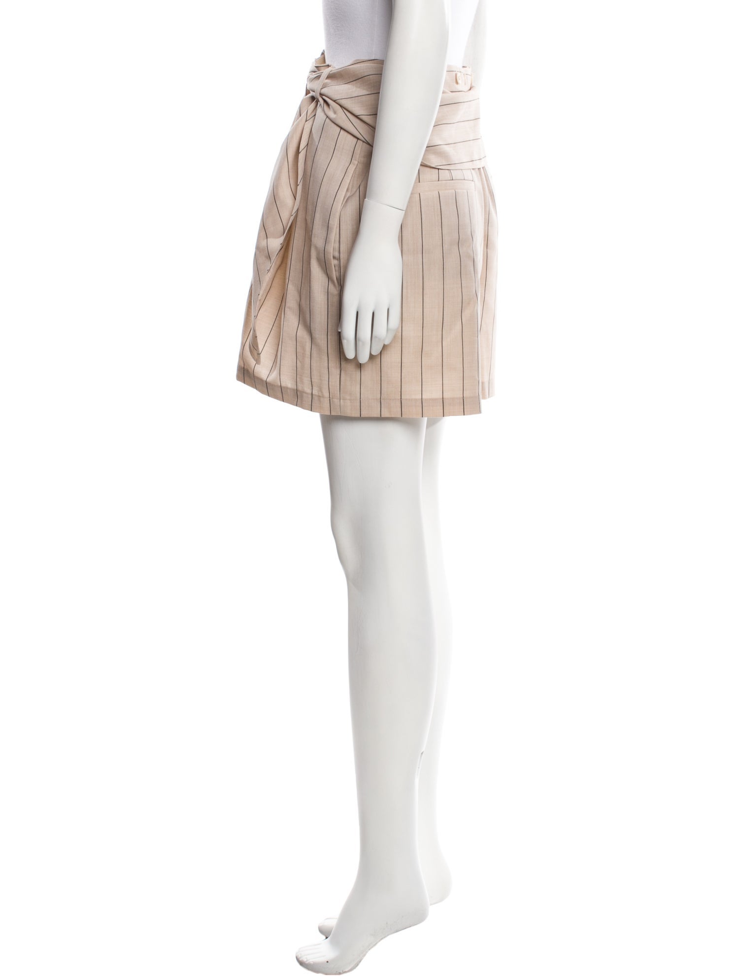 Tibi Wool Mini Shorts