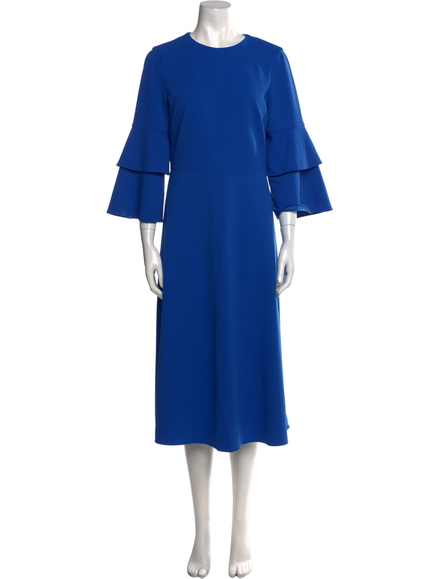 Tibi Crew Neck Long Dress