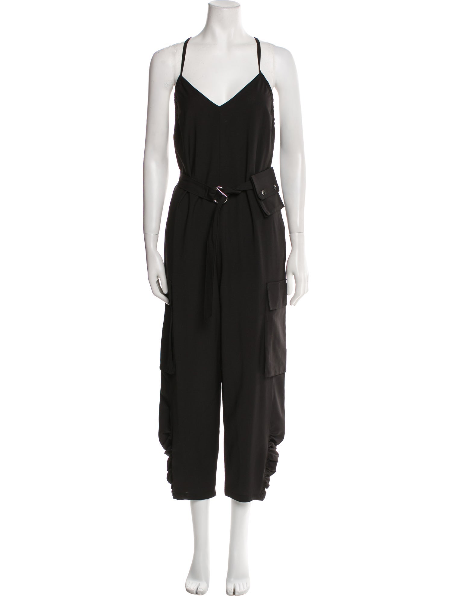 Tibi Plunge Neckline Jumpsuit