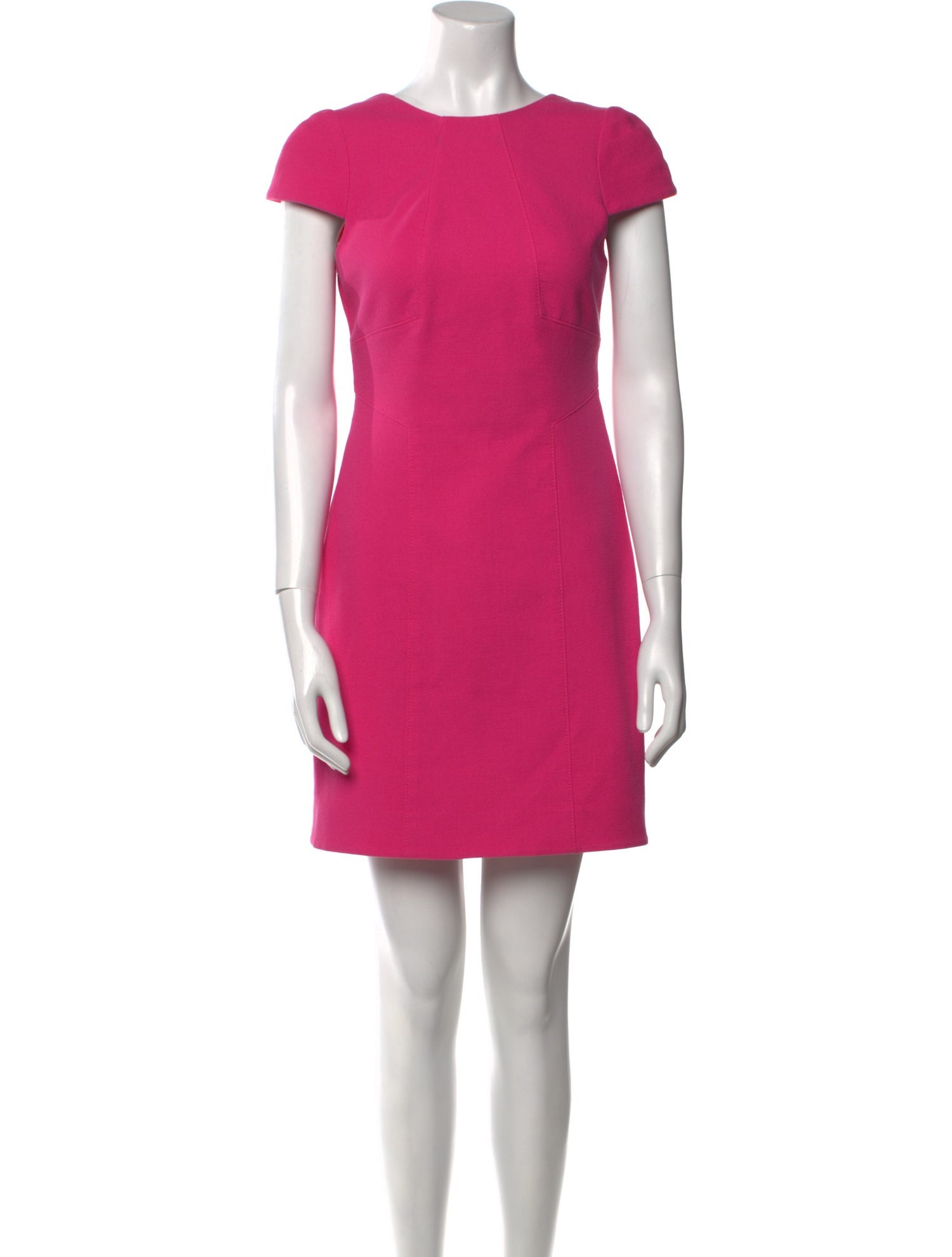 Tibi Bateau Neckline Mini Dress