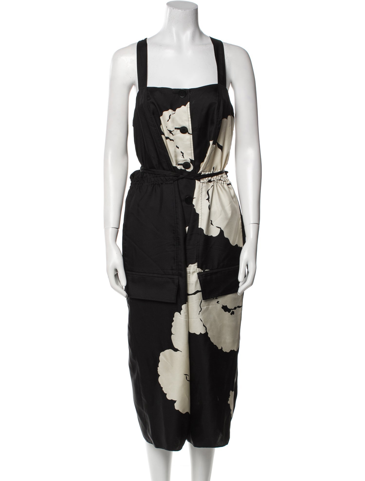 Tibi Silk Printed Jumpsuit