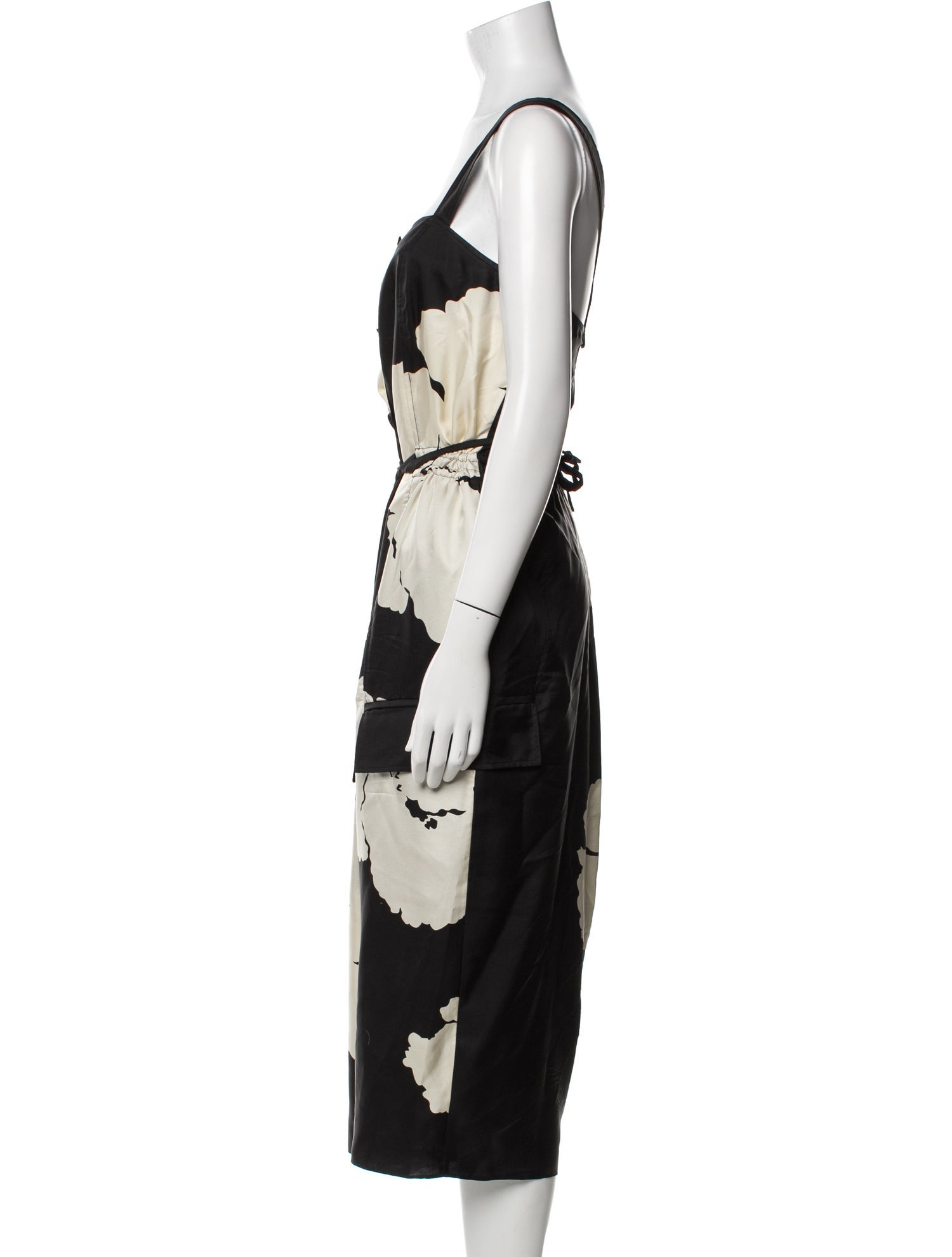 Tibi Silk Printed Jumpsuit