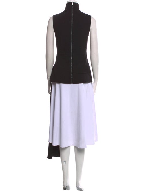 Tibi Mock Neck Sleeveless Tunic