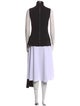Tibi Mock Neck Sleeveless Tunic
