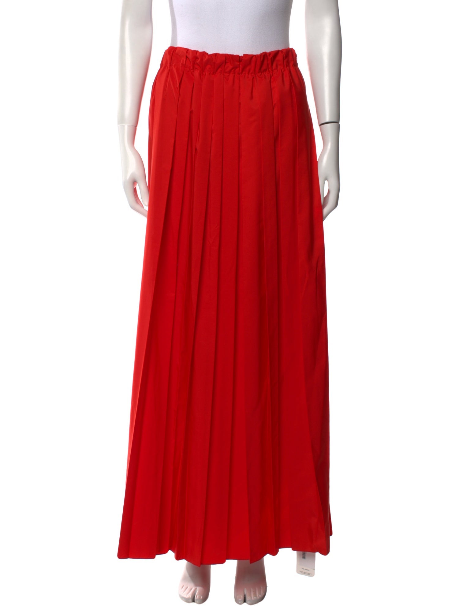 Tibi Pleated Accents Midi Length Skirt