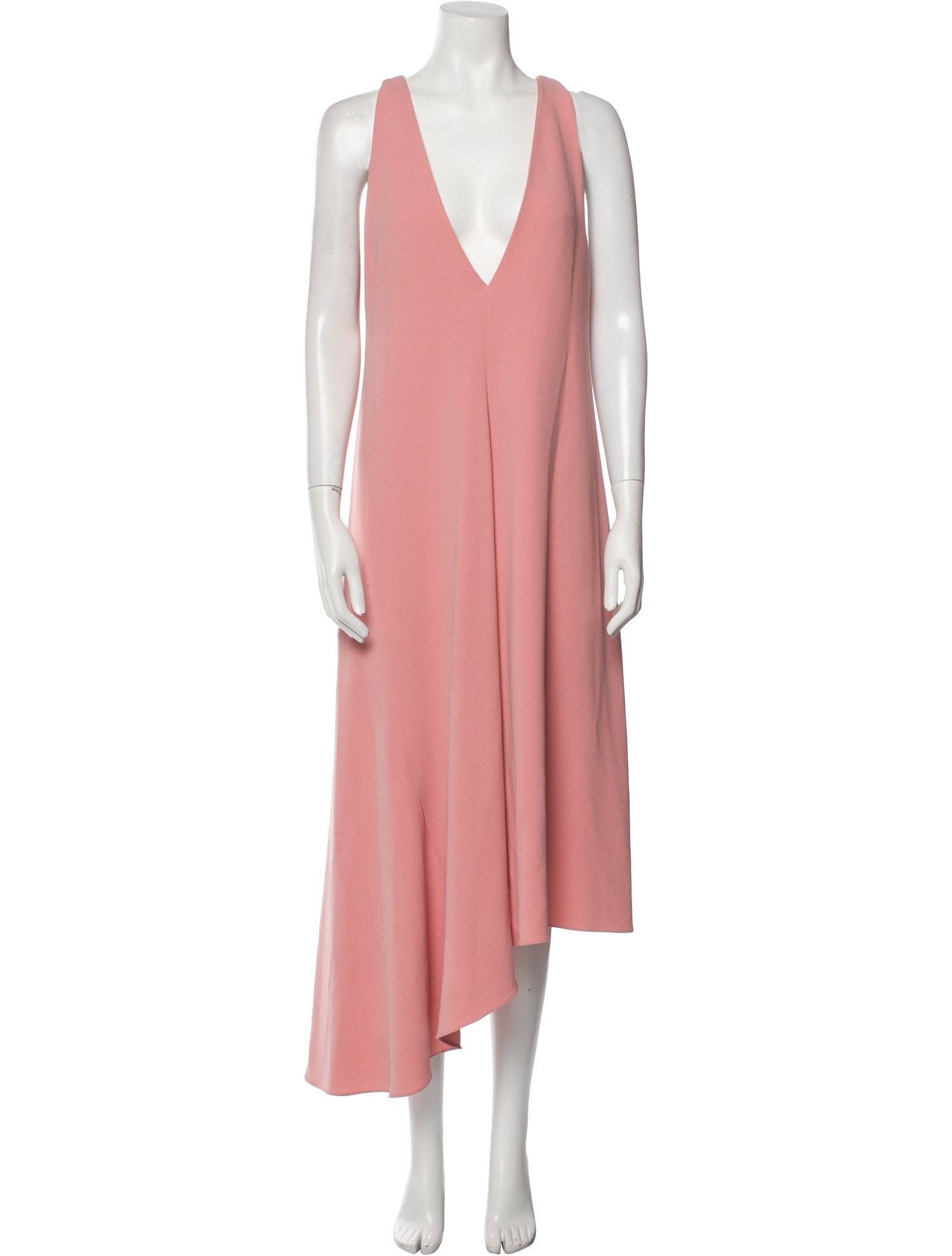 Tibi Plunge Neckline Long Dress