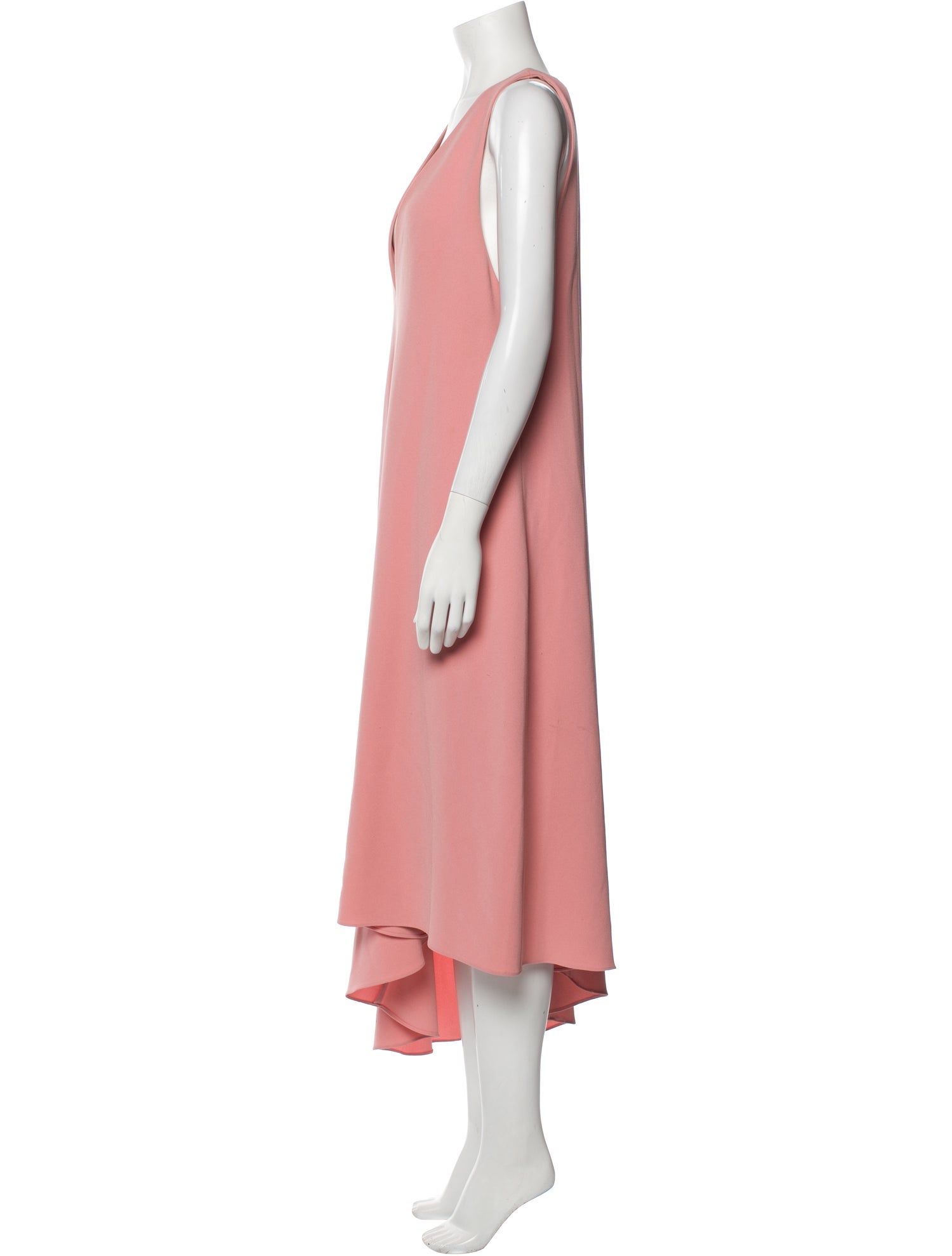 Tibi Plunge Neckline Long Dress