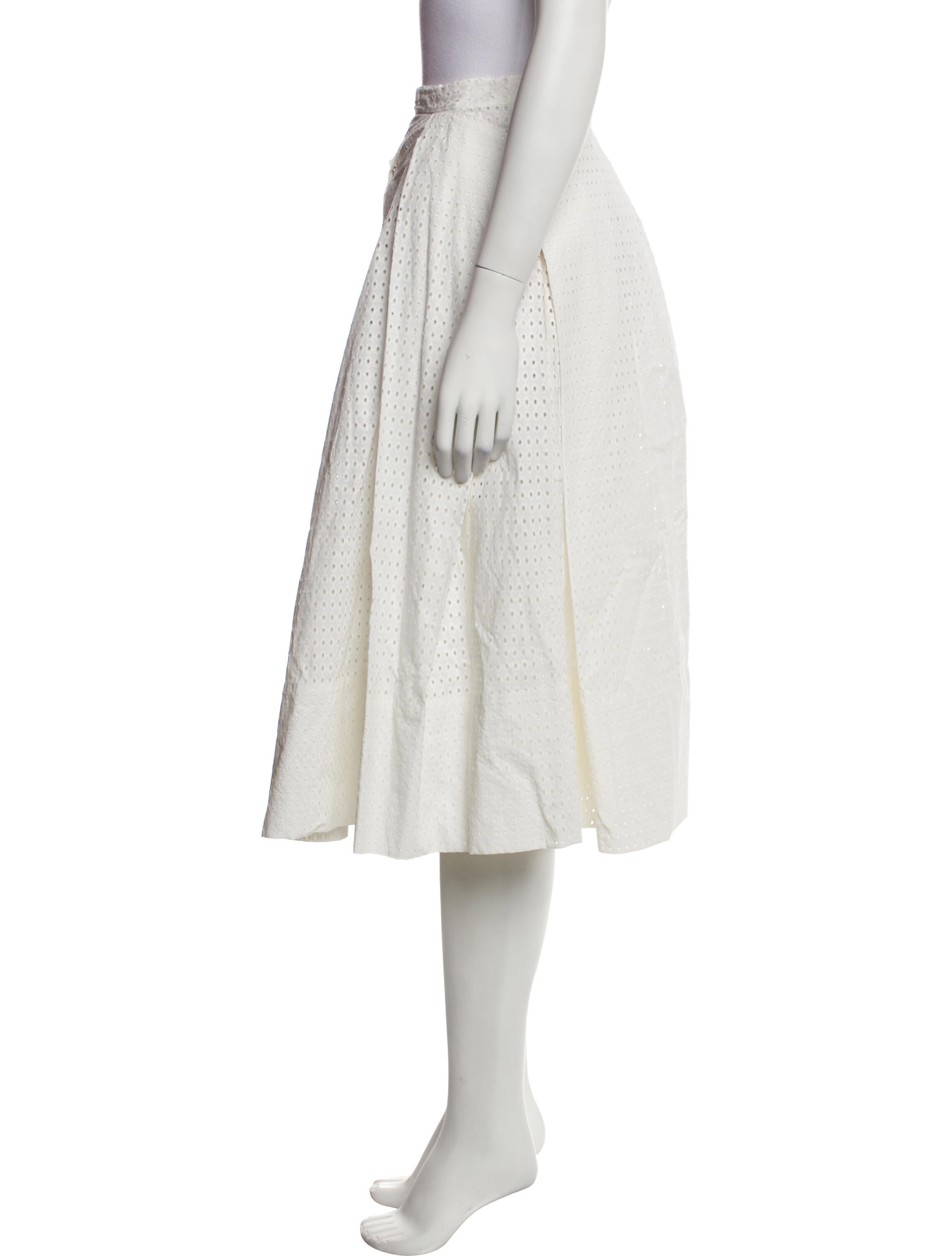 Tibi Midi Length Skirt