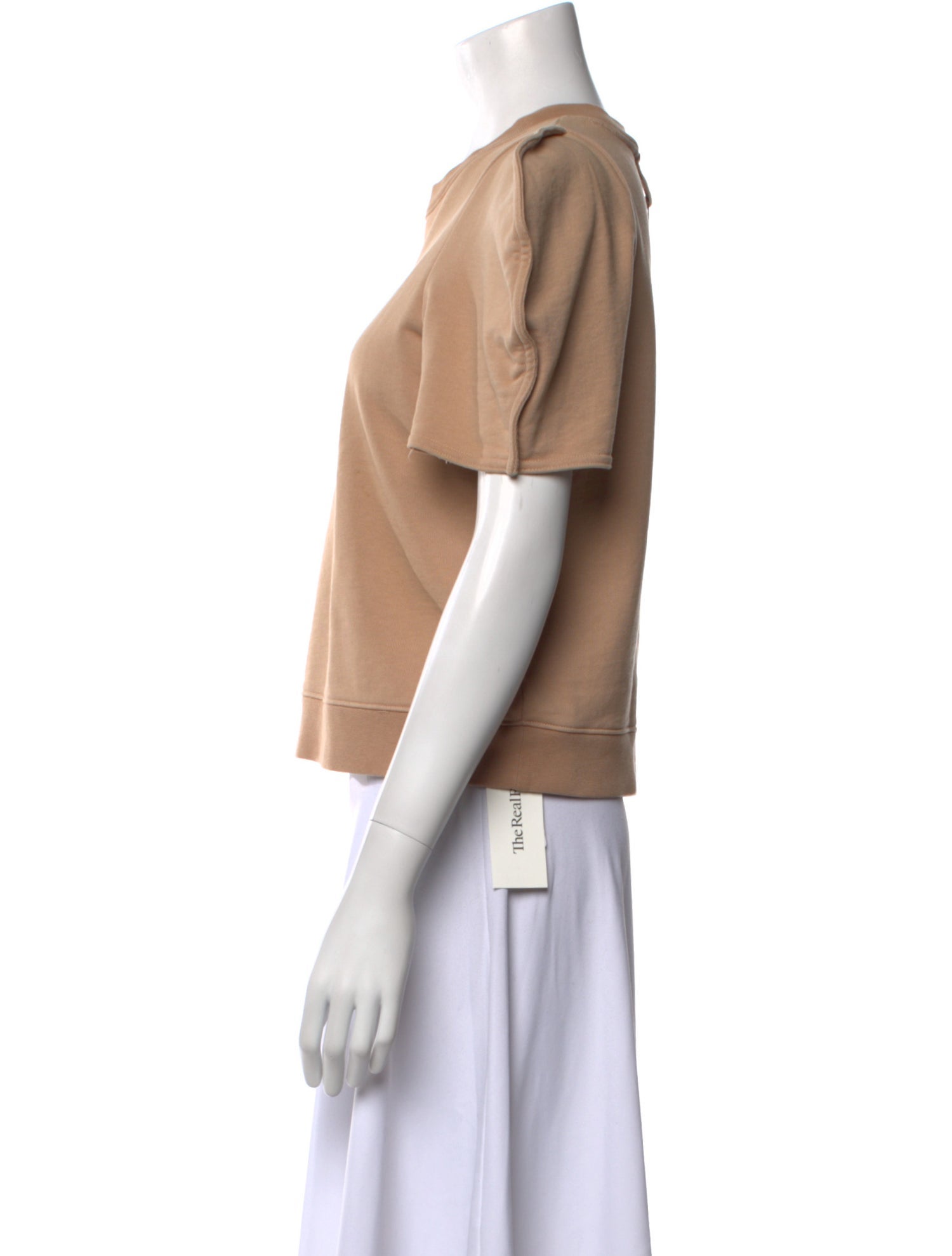 Tibi Crew Neck Short Sleeve T-Shirt