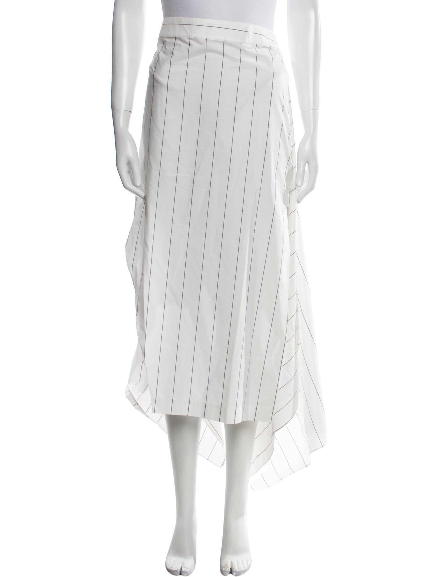 Tibi Striped Midi Length Skirt w/ Tags