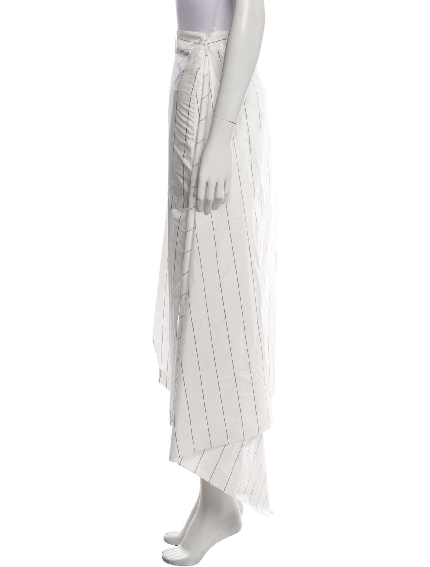 Tibi Striped Midi Length Skirt w/ Tags