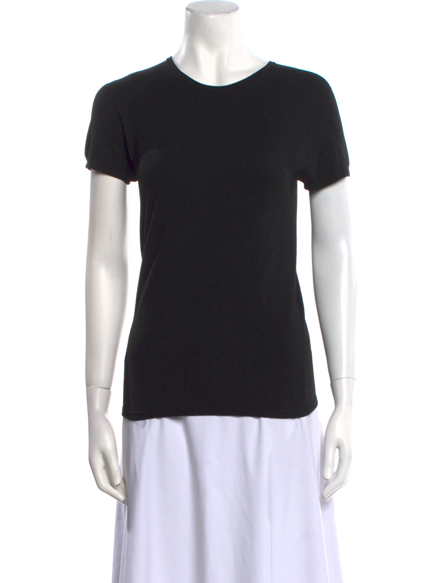 Tibi Crew Neck Short Sleeve T-Shirt
