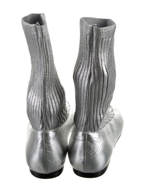 Tibi Leather Sock Boots