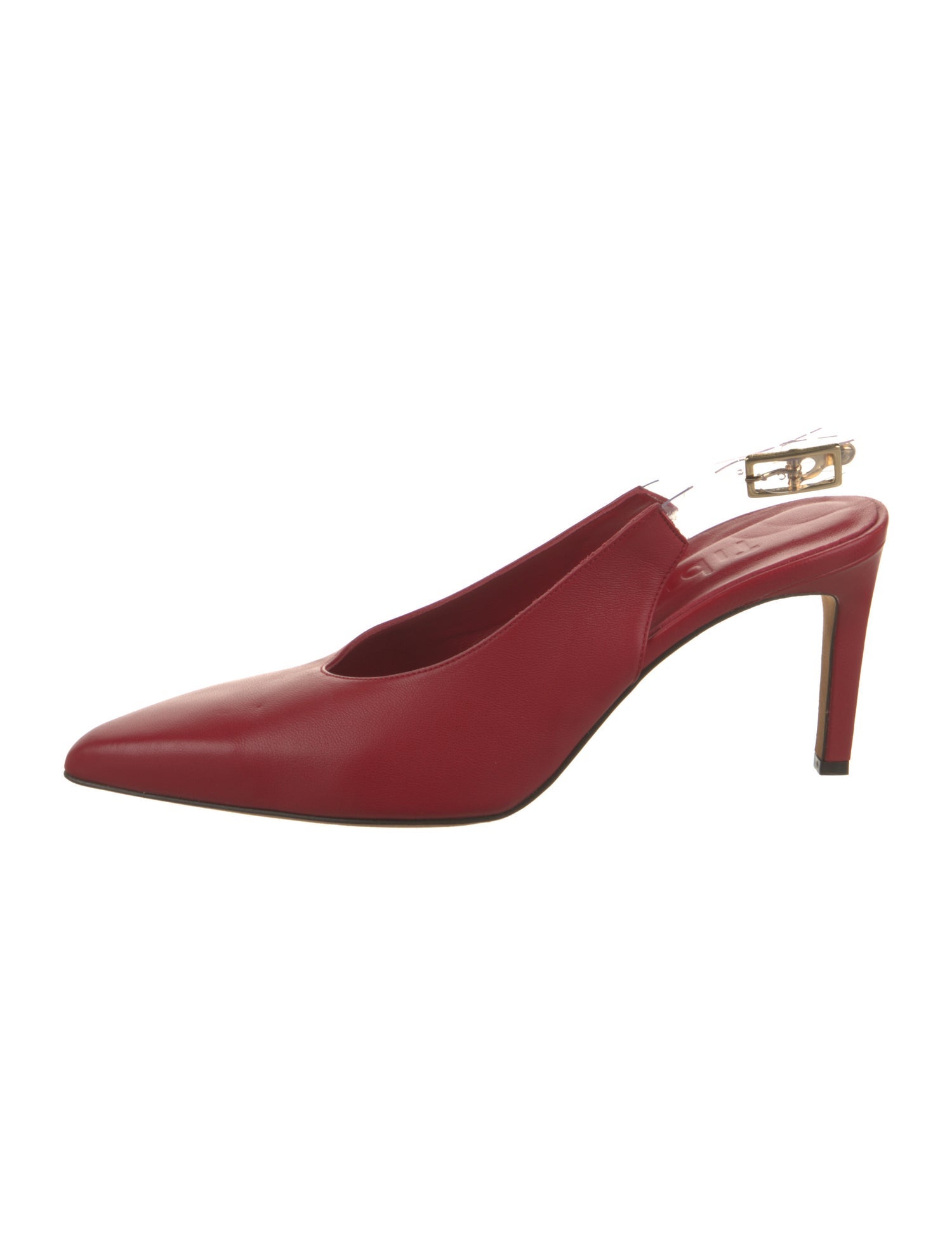Tibi Leather Slingback Pumps