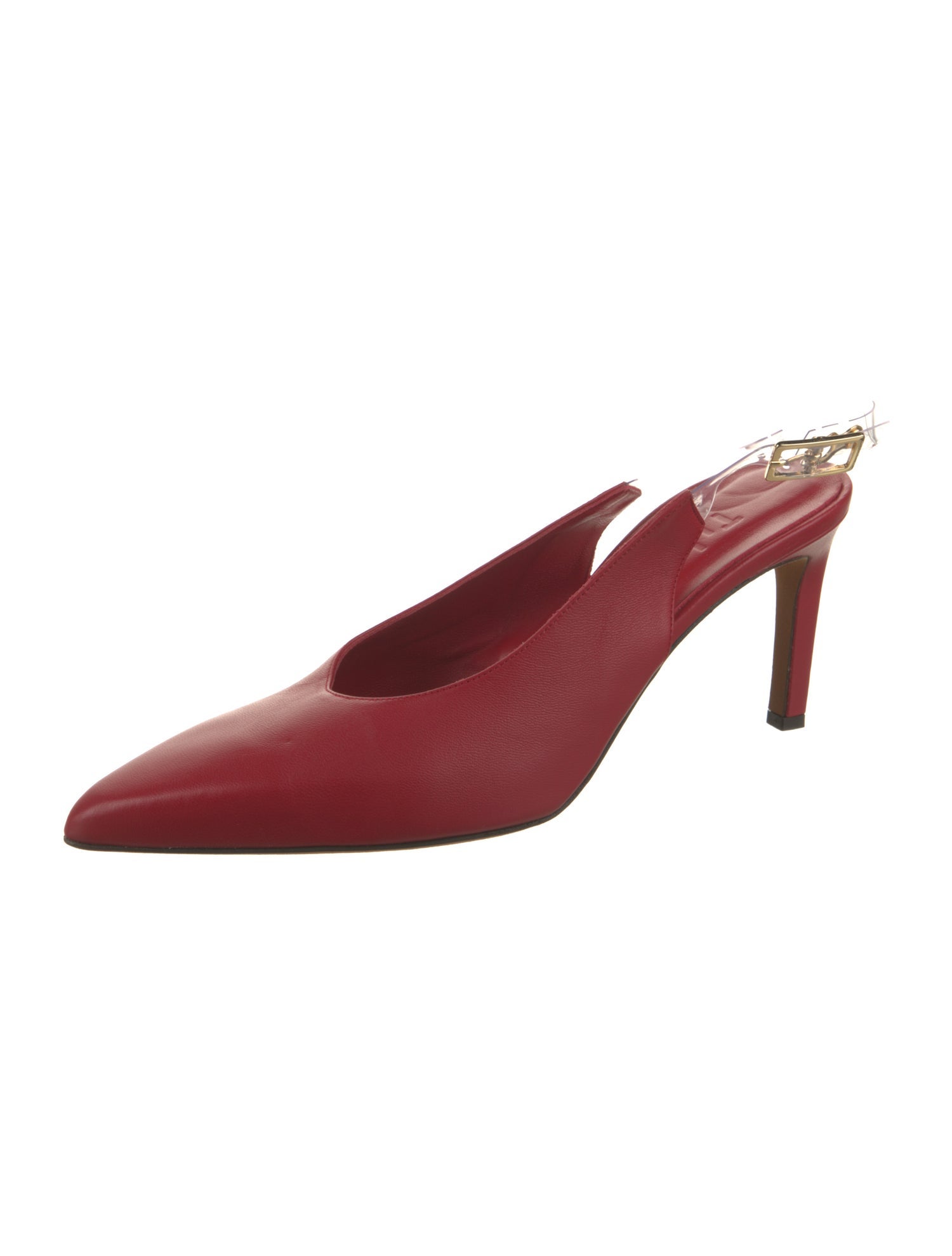 Tibi Leather Slingback Pumps