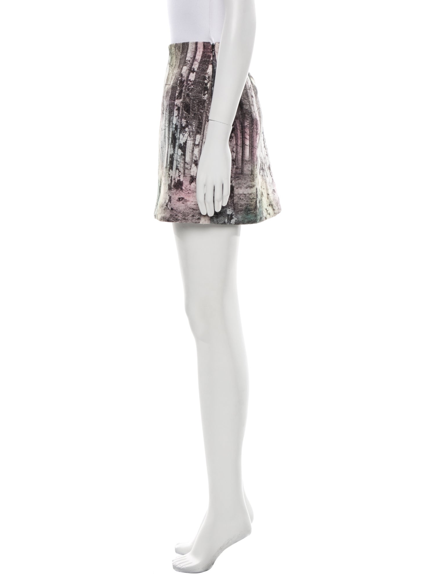 Tibi Printed Mini Skirt