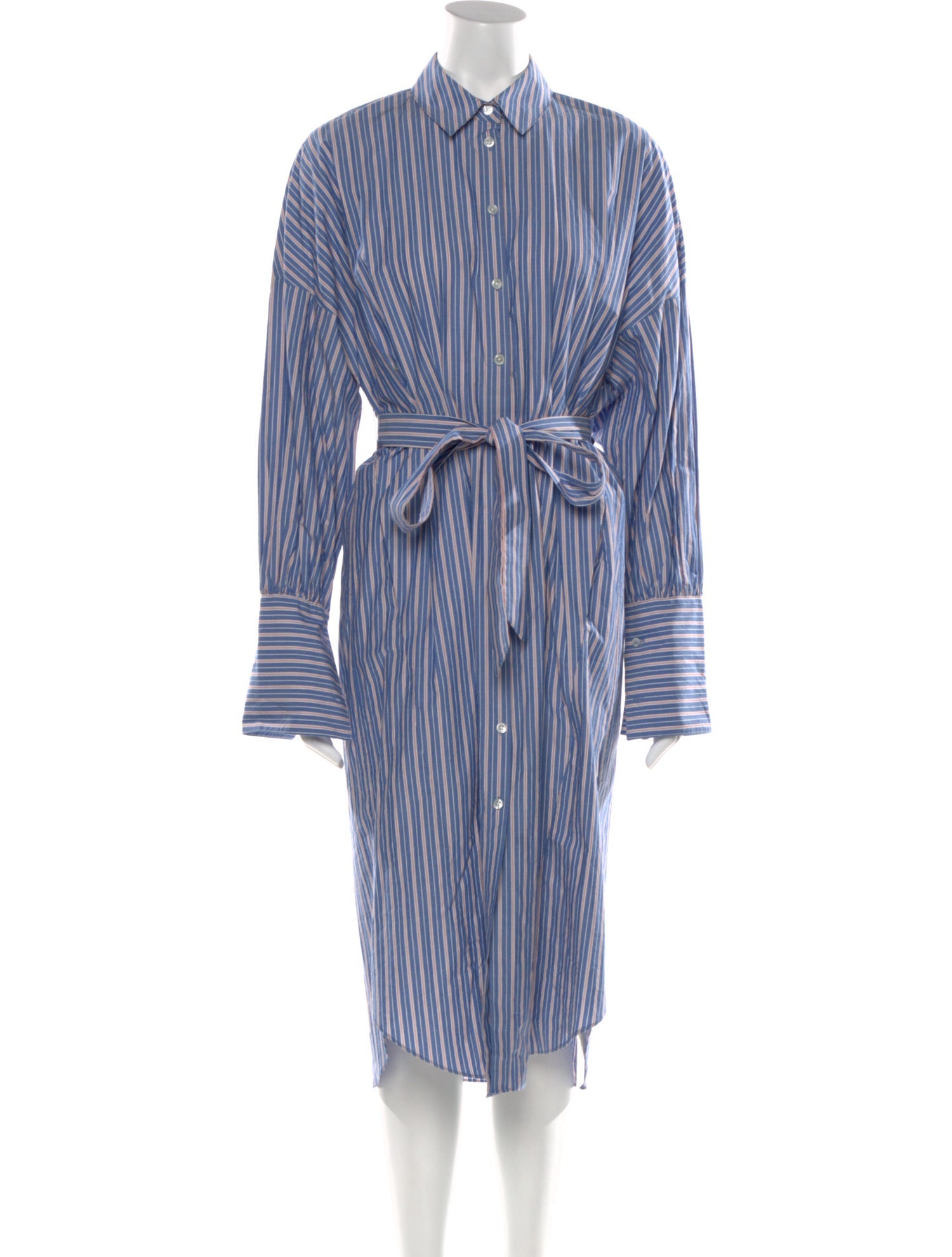 Tibi Striped Long Dress