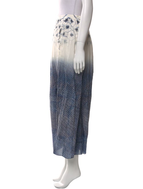 Tibi Printed Midi Length Skirt