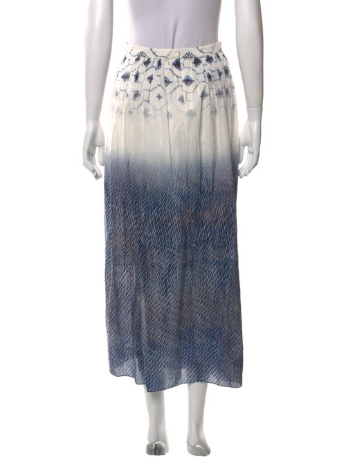 Tibi Printed Midi Length Skirt