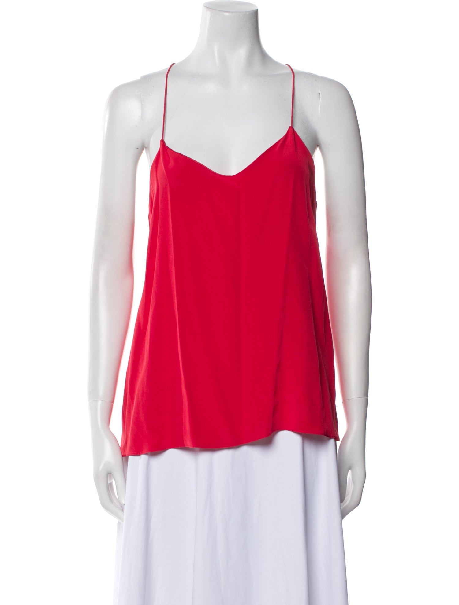 Tibi V-Neck Sleeveless Top